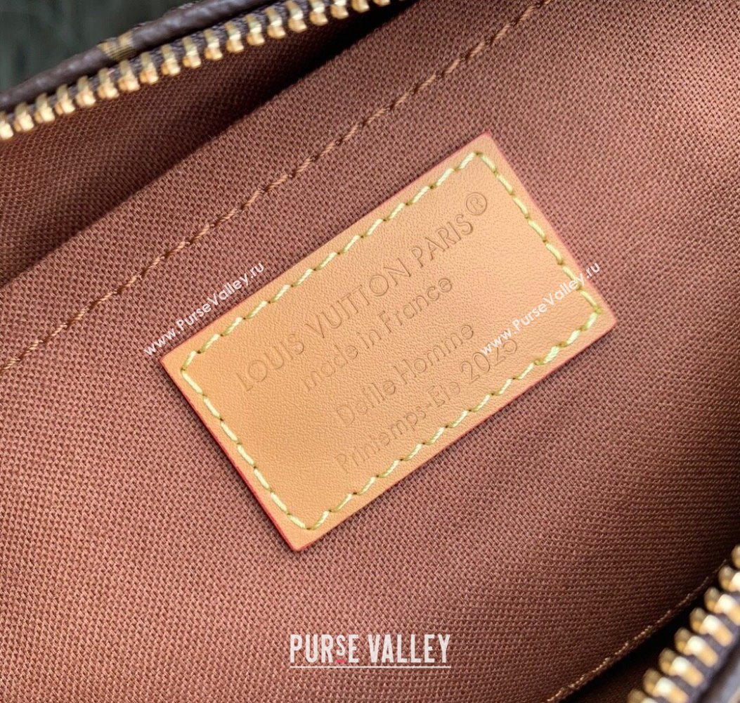 Louis Vuitton Mens Keepall Bandouliere 25 bag in Brown Monogram Landscape Canvas 2025 M15428 (KI-251009013)