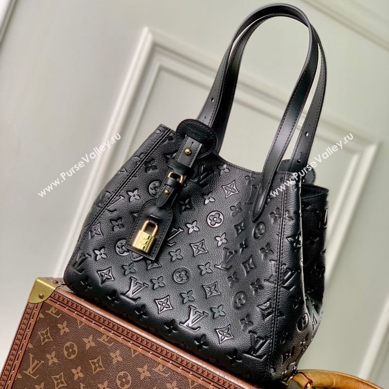 Louis Vuitton All In One PM Tote Bag in Monogram Leather Black 2025 M25858 (KI-251008060)