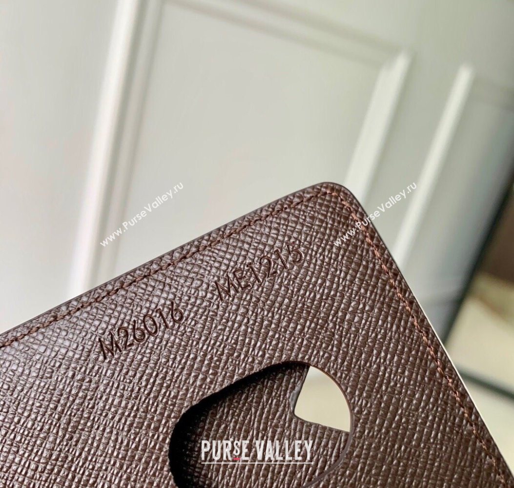 Louis Vuitton Mens Magnetic Card Holder in Brown Monogram Landscape Canvas 2025 M26016 (KI-251009015)