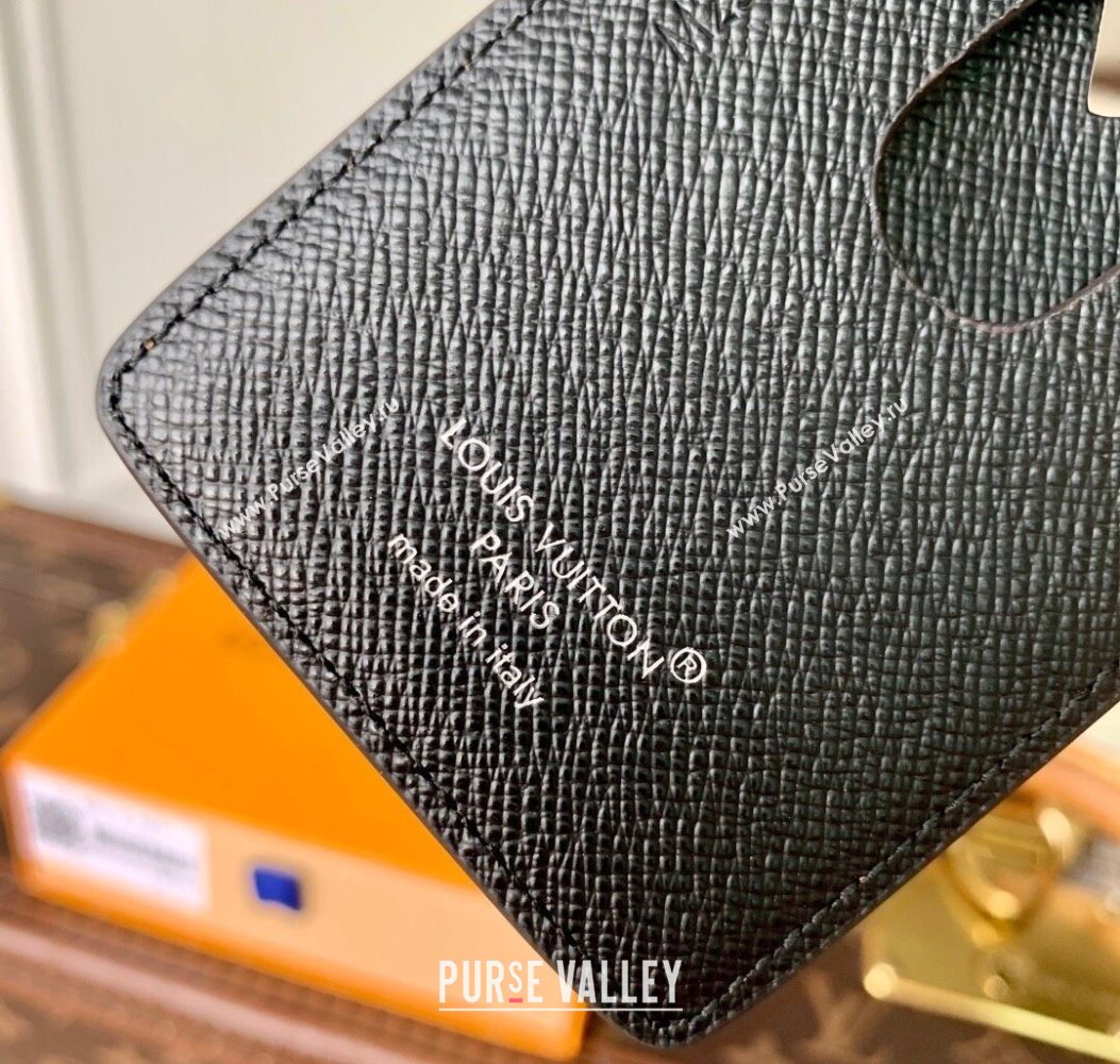 Louis Vuitton Mens Magnetic Card Holder in Monogram Reverse Canvas 2025 M25654 (KI-251009016)
