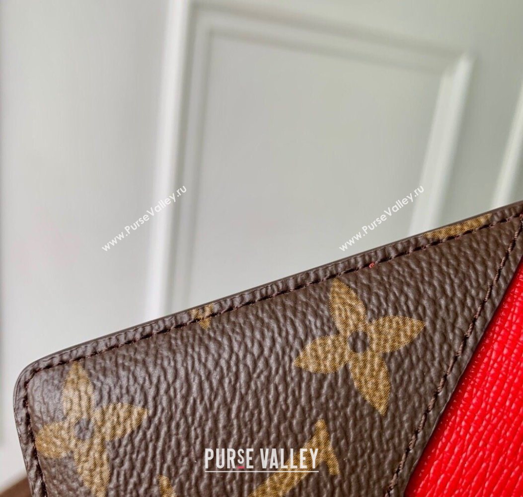 Louis Vuitton LV x TM Cerise Cherry Magnetic Card Holder in Monogram Canvas 2025 M14562 (KI-251009017)