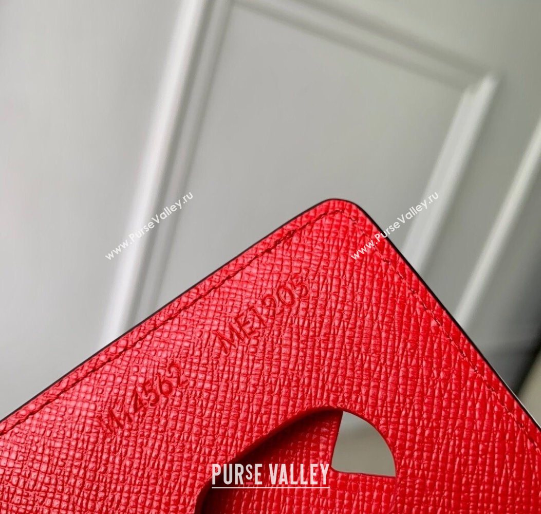 Louis Vuitton LV x TM Cerise Cherry Magnetic Card Holder in Monogram Canvas 2025 M14562 (KI-251009017)