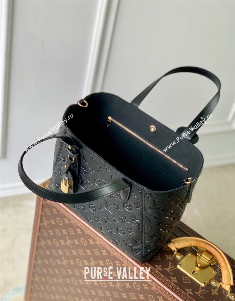Louis Vuitton All In One PM Tote Bag in Monogram Leather Black 2025 M25858 (KI-251008060)