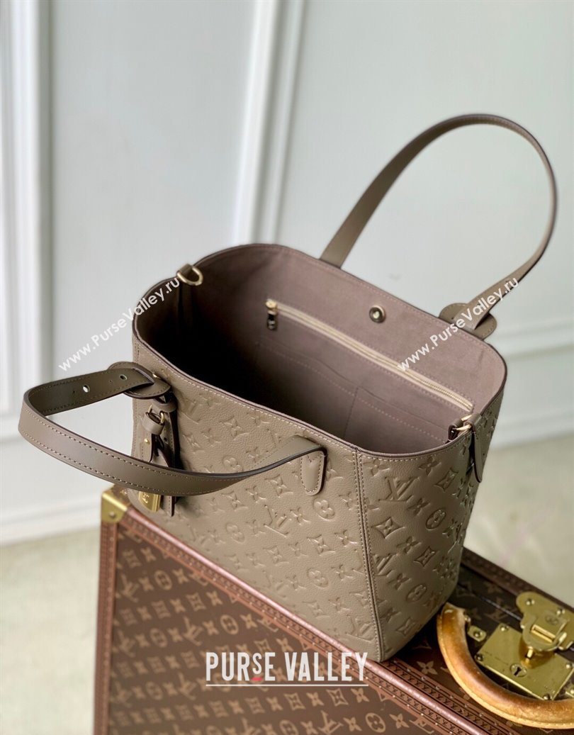 Louis Vuitton All In One PM Tote Bag in Monogram Leather M25890 Smoke Grey 2025 (KI-251008061)