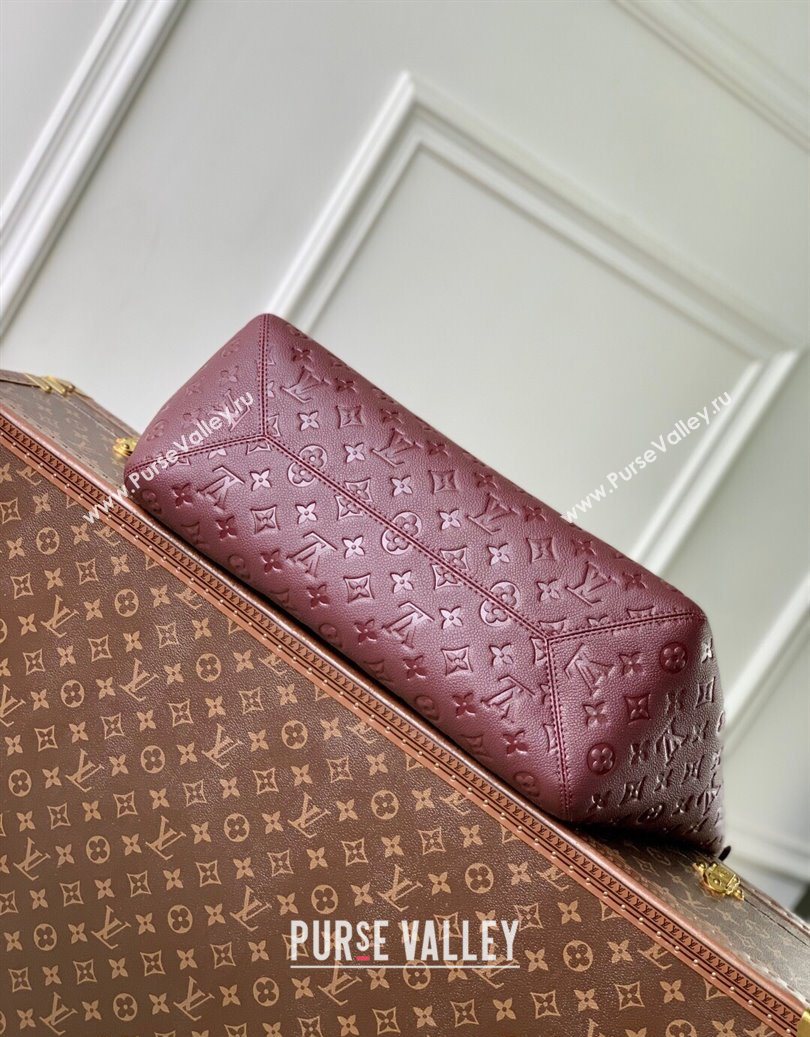 Louis Vuitton All In One MM Tote Bag in Monogram Leather Garnet Red M25888 2025 (KI-251008062)