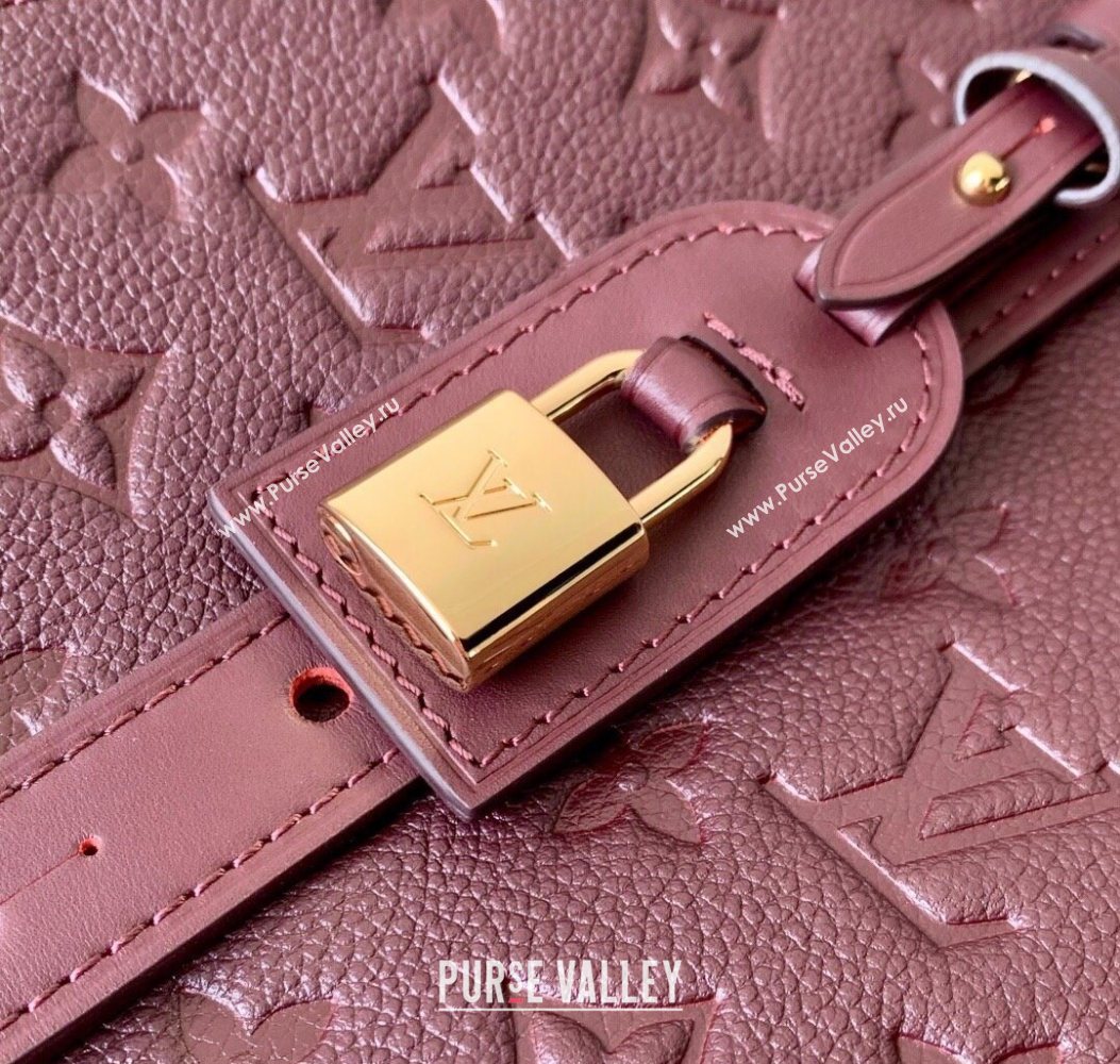 Louis Vuitton All In One MM Tote Bag in Monogram Leather Garnet Red M25888 2025 (KI-251008062)