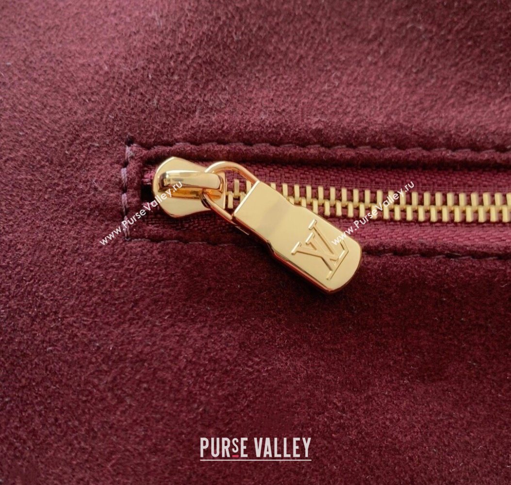 Louis Vuitton All In One MM Tote Bag in Monogram Leather Garnet Red M25888 2025 (KI-251008062)