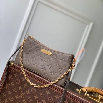 Louis Vuitton Liv Pochette Shoulder Bag in Monogram Empreinte Leather M25816 Smoke Grey 2025 (KI-251008065)