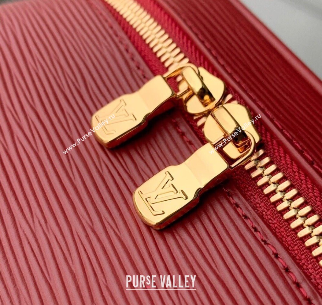 Louis Vuitton Nice Nano Pouch in Epi Leather Monogram Red 2025 M25857 (KI-251009025)
