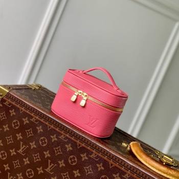 Louis Vuitton Nice Nano Pouch in Epi Leather Tender Bliss Pink 2025 M25857 (KI-251009026)
