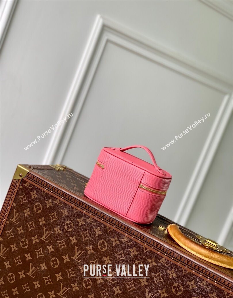 Louis Vuitton Nice Nano Pouch in Epi Leather Tender Bliss Pink 2025 M25857 (KI-251009026)