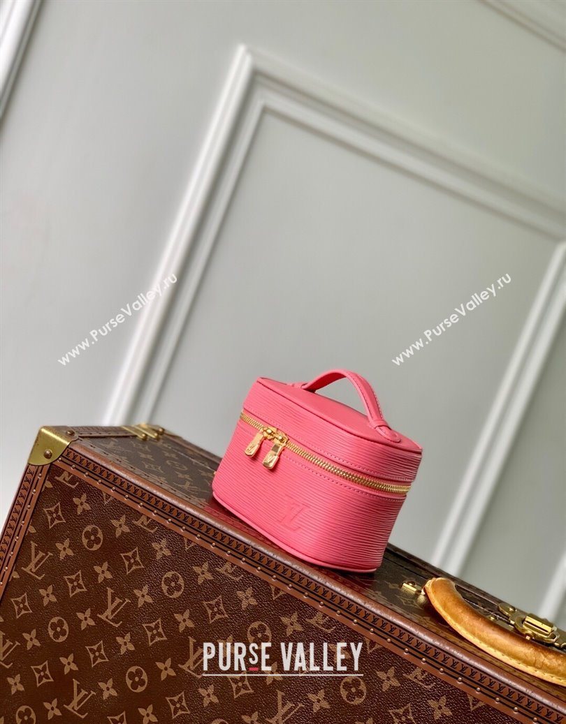 Louis Vuitton Nice Nano Pouch in Epi Leather Tender Bliss Pink 2025 M25857 (KI-251009026)