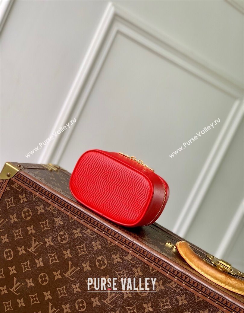 Louis Vuitton Nice Nano Pouch in Epi Leather Rouge Louis Red 2025 M25857 (KI-251009027)