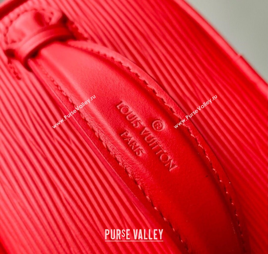Louis Vuitton Nice Nano Pouch in Epi Leather Rouge Louis Red 2025 M25857 (KI-251009027)
