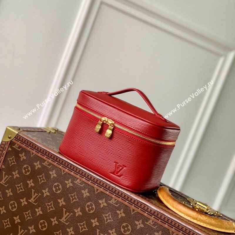 Louis Vuitton Nice Nano Mini Bag in Epi Leather Monogram Red 2025 M15191 (KI-251009028)