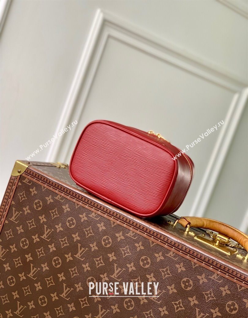 Louis Vuitton Nice Nano Mini Bag in Epi Leather Monogram Red 2025 M15191 (KI-251009028)