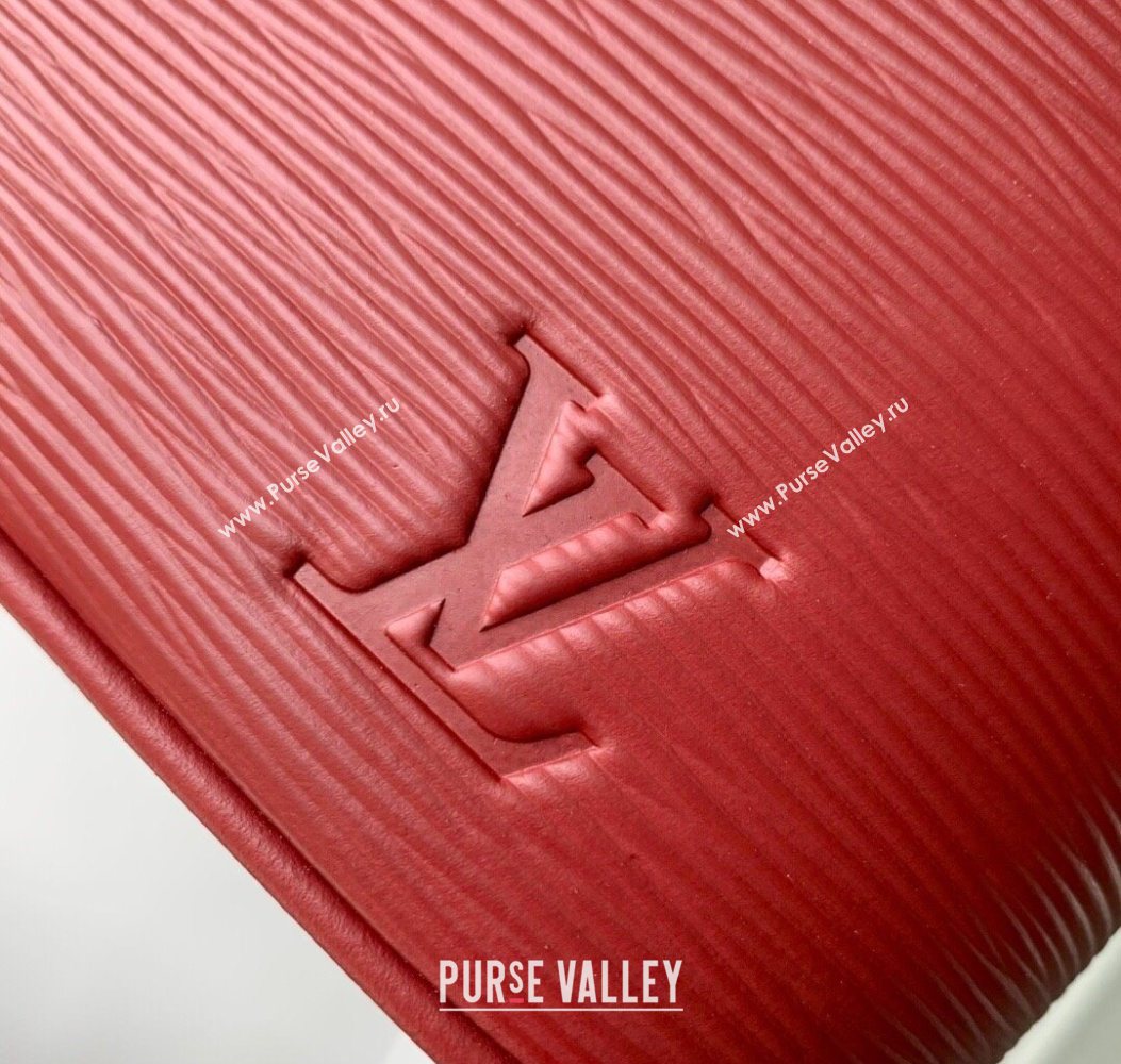 Louis Vuitton Nice Nano Mini Bag in Epi Leather Monogram Red 2025 M15191 (KI-251009028)