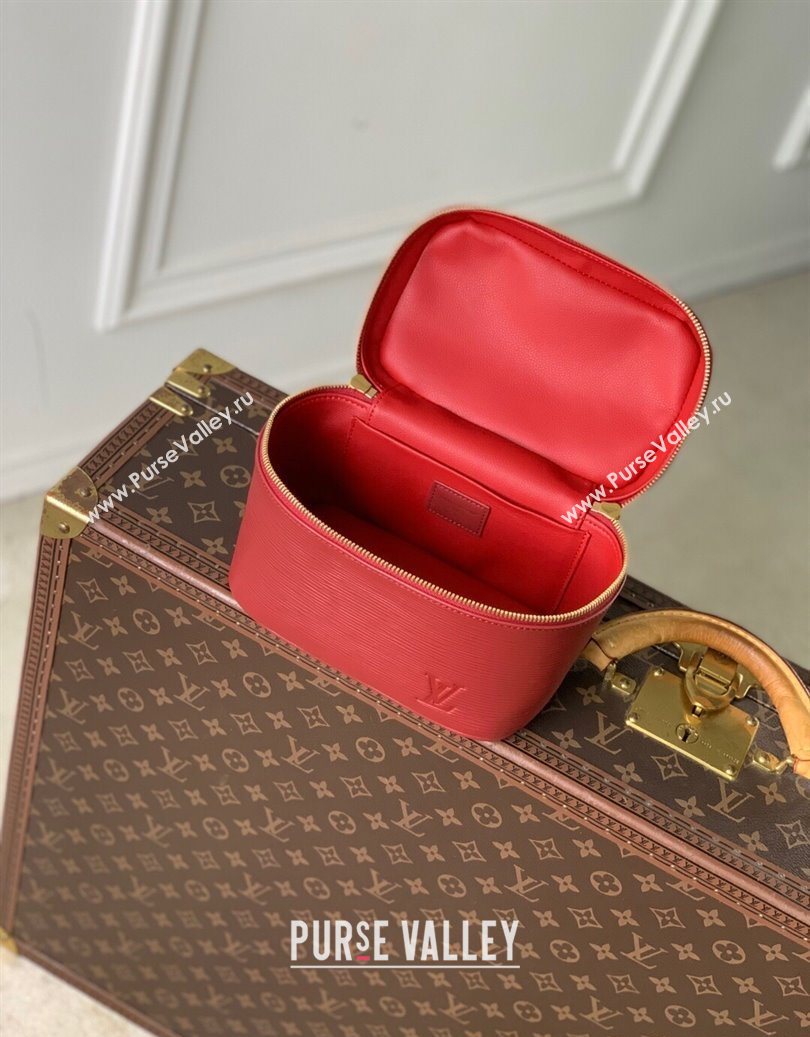 Louis Vuitton Nice Nano Mini Bag in Epi Leather Monogram Red 2025 M15191 (KI-251009028)