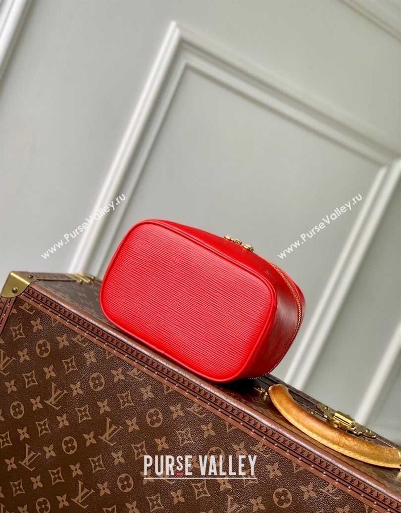 Louis Vuitton Nice Nano Mini Bag in Epi Leather Rouge Louis Red 2025 M15191 (KI-251009030)