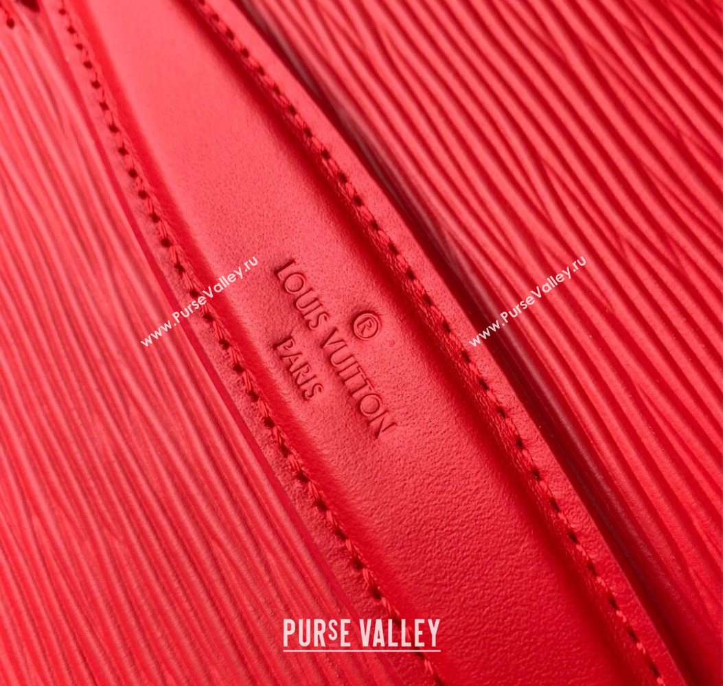 Louis Vuitton Nice Nano Mini Bag in Epi Leather Rouge Louis Red 2025 M15191 (KI-251009030)