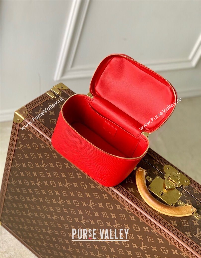 Louis Vuitton Nice Nano Mini Bag in Epi Leather Rouge Louis Red 2025 M15191 (KI-251009030)
