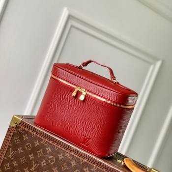 Louis Vuitton Nice Nano BB Bag in Epi Leather Monogram Red 2025 M25856 (KI-251009031)