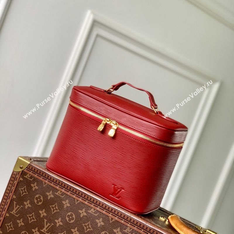 Louis Vuitton Nice Nano BB Bag in Epi Leather Monogram Red 2025 M25856 (KI-251009031)