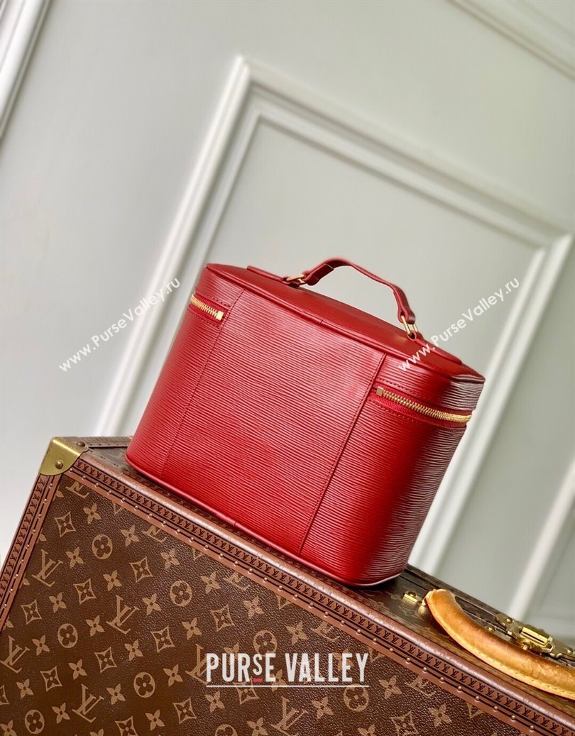 Louis Vuitton Nice Nano BB Bag in Epi Leather Monogram Red 2025 M25856 (KI-251009031)
