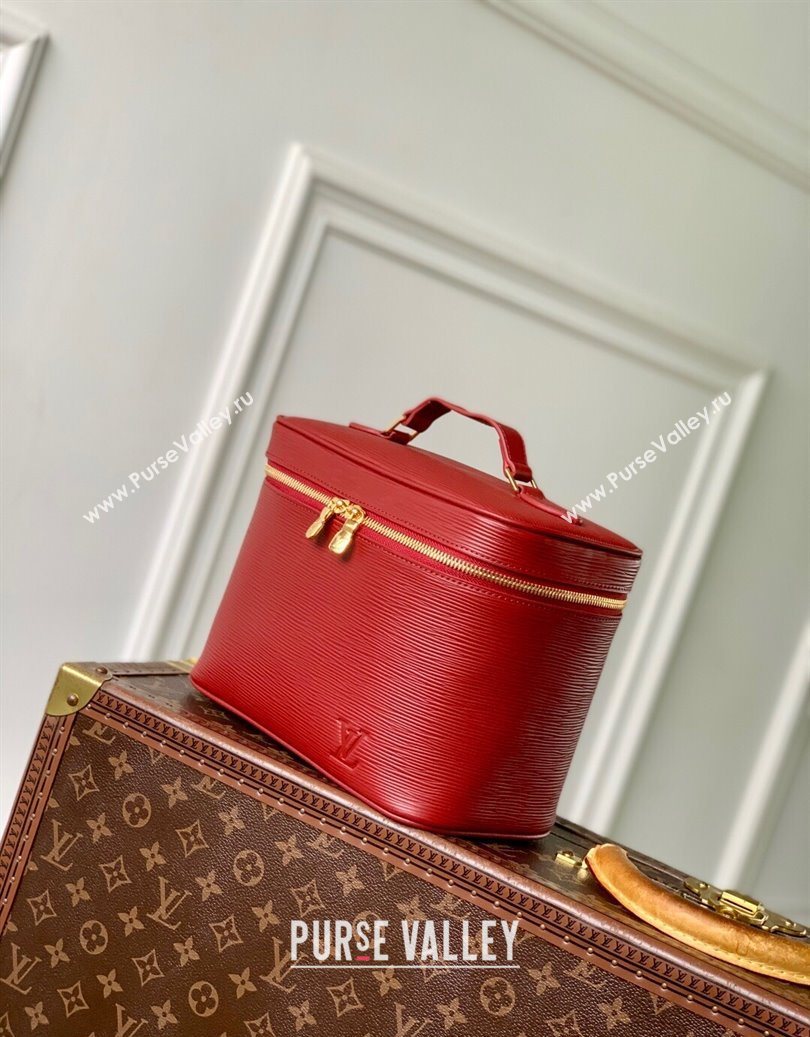 Louis Vuitton Nice Nano BB Bag in Epi Leather Monogram Red 2025 M25856 (KI-251009031)