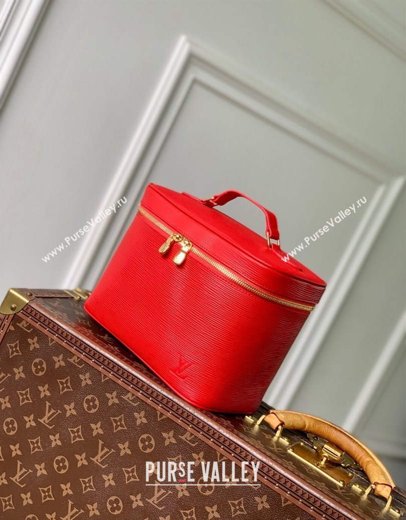 Louis Vuitton Nice Nano BB Bag in Epi Leather Rouge Louis Red 2025 M25856 (KI-251009033)