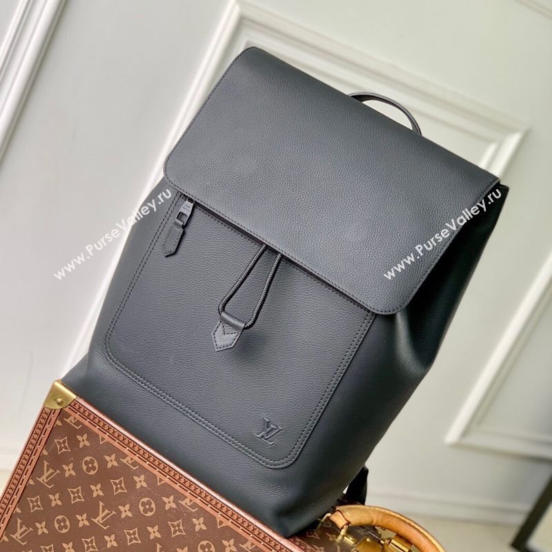 Louis Vuitton Mens Fastline Backpack bag in Black Waxy calfskin M15262 2025 (KI-251126030)