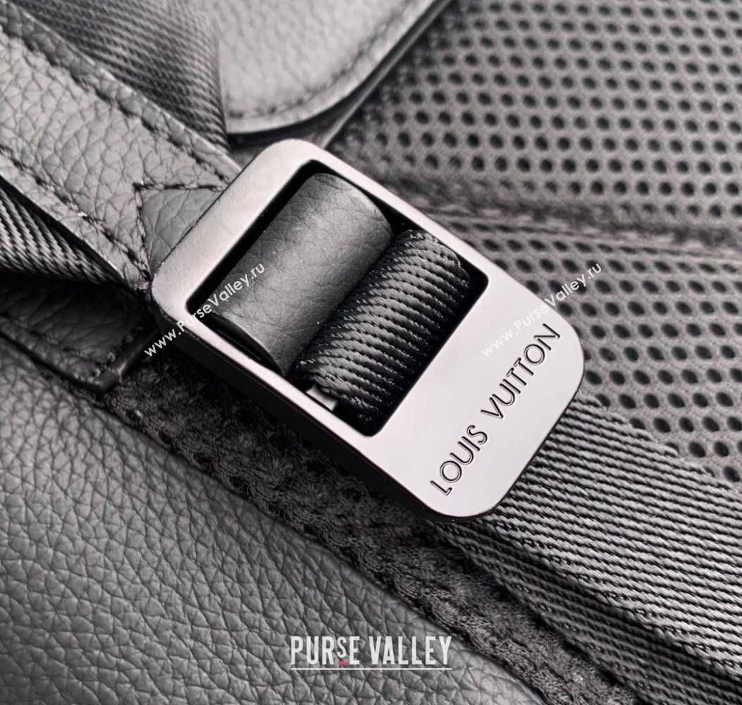 Louis Vuitton Mens Fastline Backpack bag in Black Waxy calfskin M15262 2025 (KI-251009035)