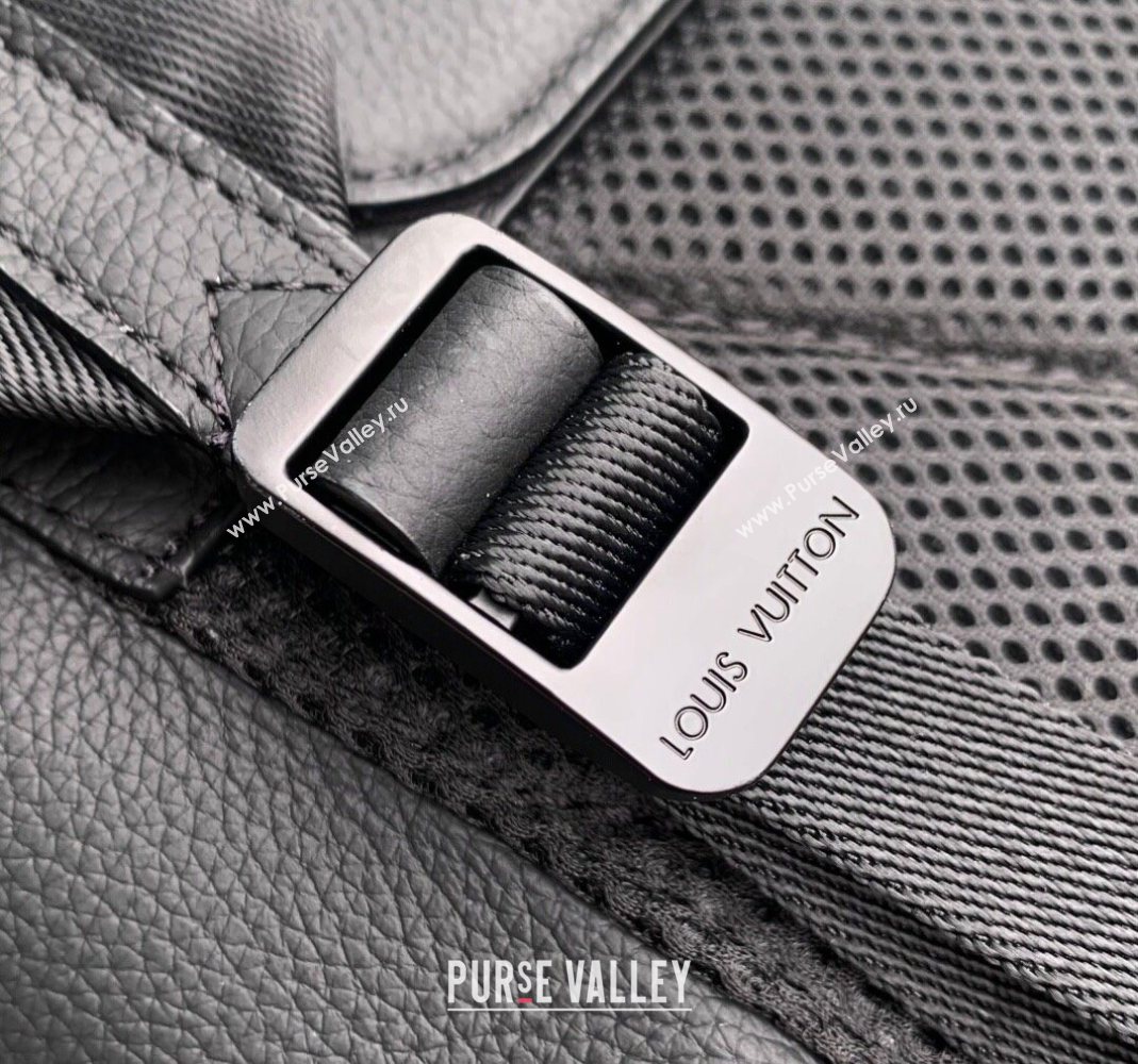 Louis Vuitton Mens Fastline Backpack bag in Black Waxy calfskin M15262 2025 (KI-251126030)