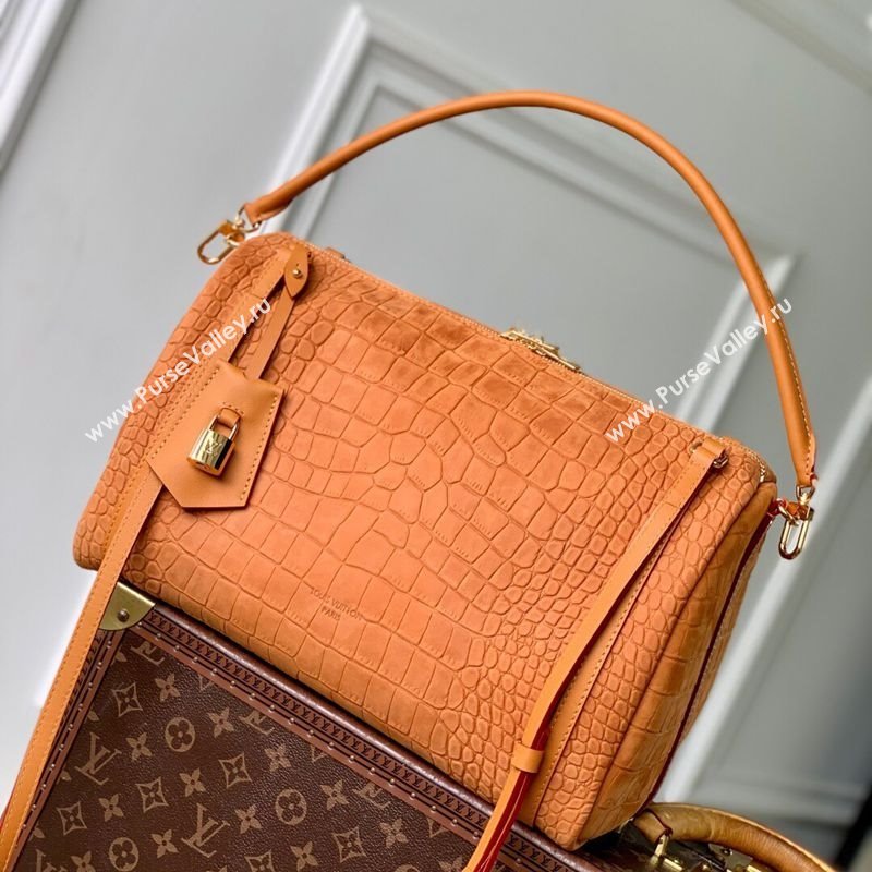 Louis Vuitton Express MM bag in Embossed Suede Yellow 2025 M26358 (KI-251008079)