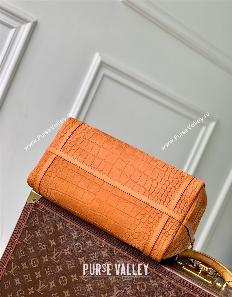 Louis Vuitton Express MM bag in Embossed Suede Yellow 2025 M26358 (KI-251008079)