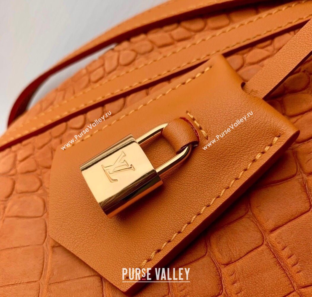 Louis Vuitton Express MM bag in Embossed Suede Yellow 2025 M26358 (KI-251008079)