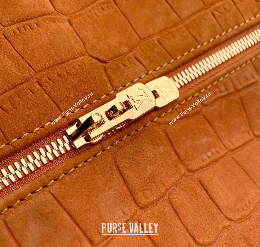 Louis Vuitton Express MM bag in Embossed Suede Yellow 2025 M26358 (KI-251008079)