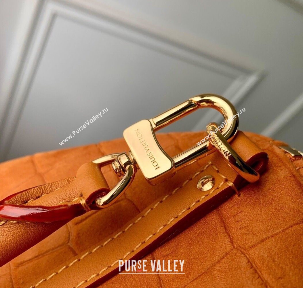 Louis Vuitton Express MM bag in Embossed Suede Yellow 2025 M26358 (KI-251008079)