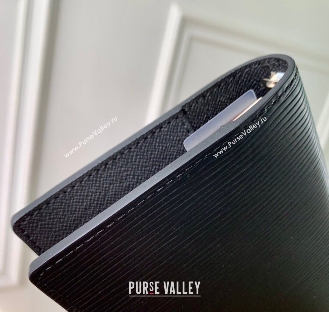 Louis Vuitton Small Ring Agenda Cover in Black Epi Leather 2025 R20052 (KI-251009042)