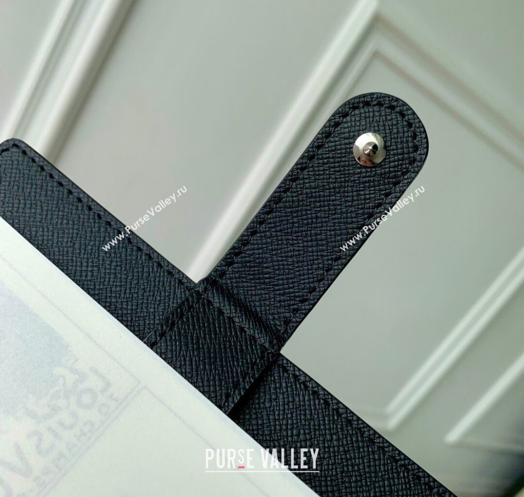 Louis Vuitton Small Ring Agenda Cover in Black Epi Leather 2025 R20052 (KI-251009042)