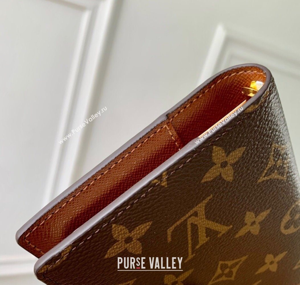 Louis Vuitton Small Ring Agenda Cover in Monogram Canvas Brown 2025 R20005 (KI-251009044)
