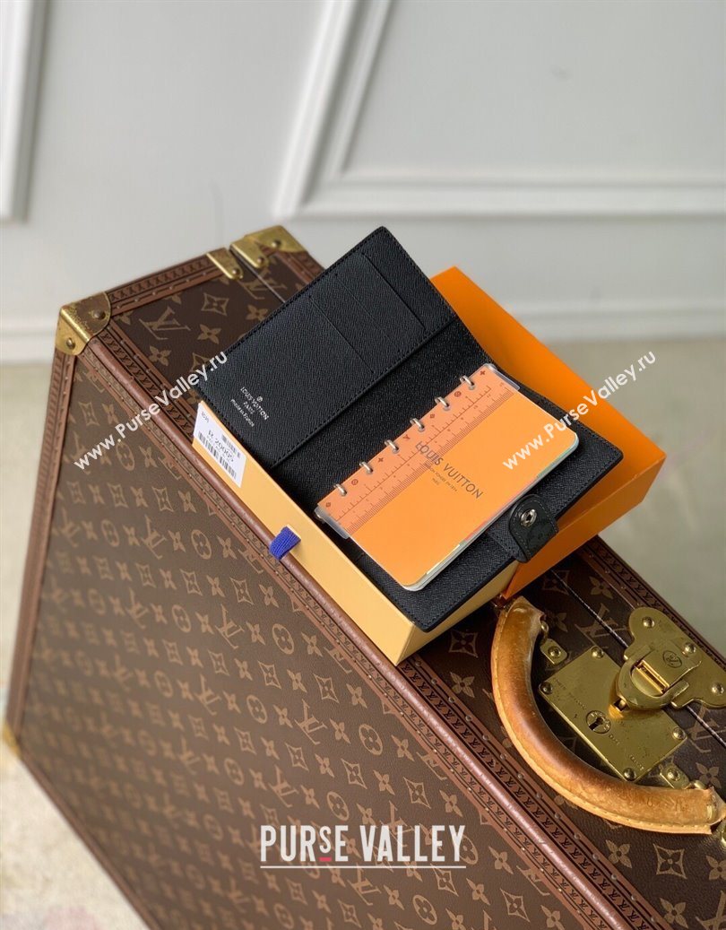 Louis Vuitton Small Ring Agenda Cover in Monogram Canvas Grey 2025 R20005 (KI-251009046)