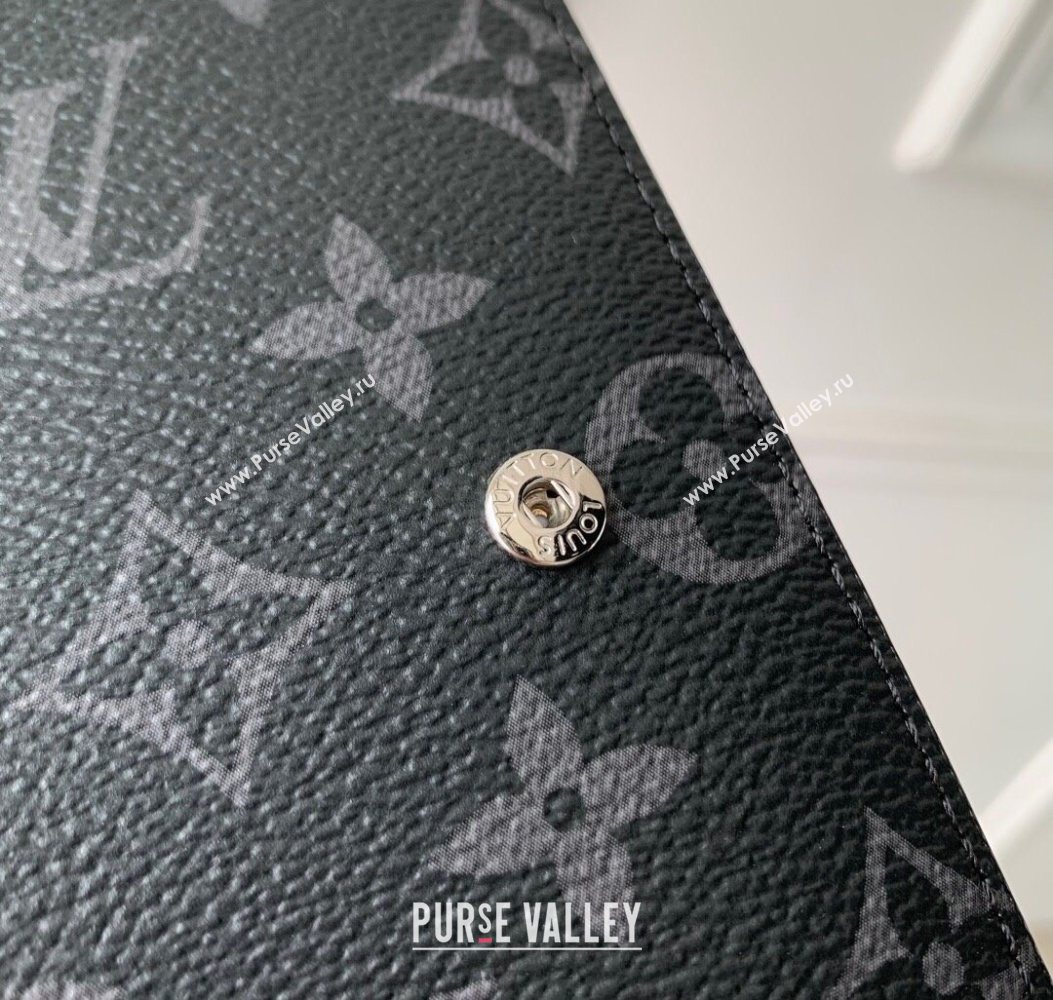 Louis Vuitton Small Ring Agenda Cover in Monogram Canvas Black 2025 R20005 (KI-251009047)
