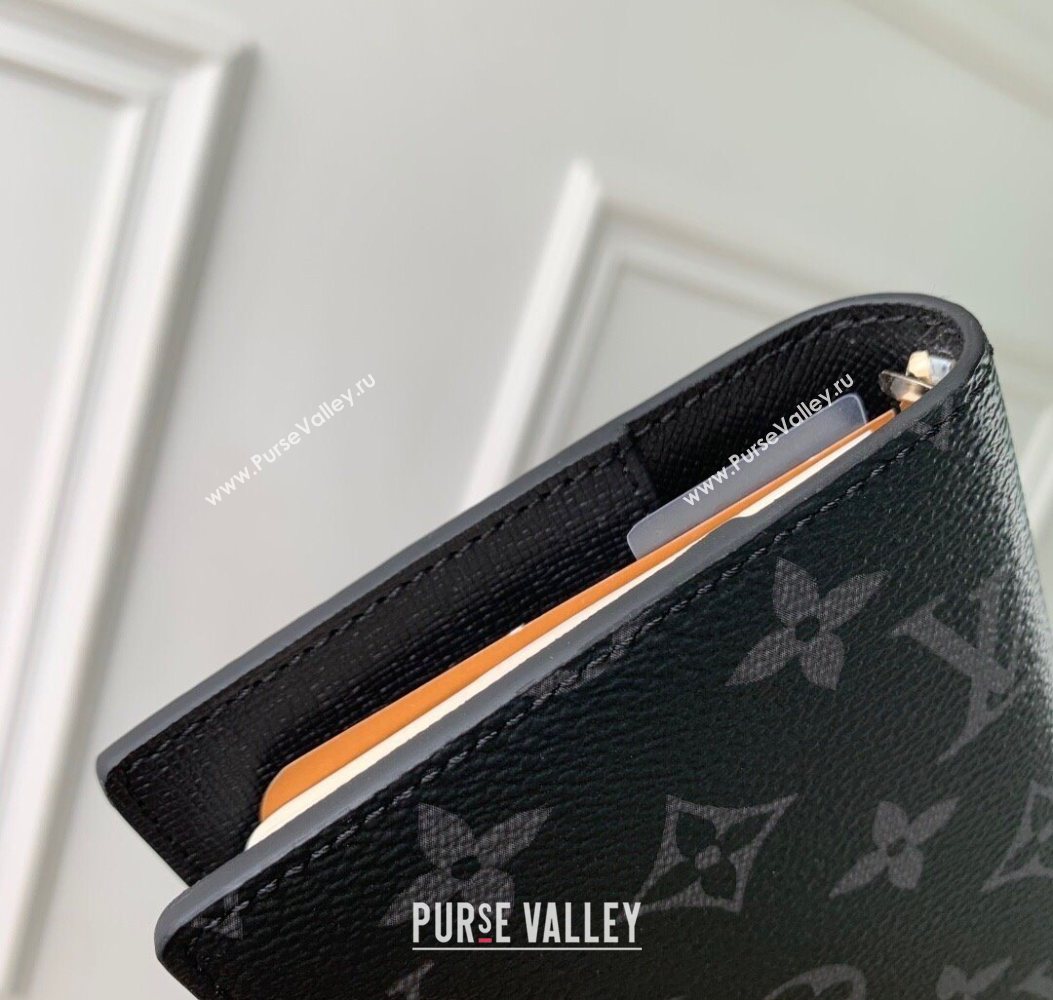 Louis Vuitton Small Ring Agenda Cover in Monogram Canvas Black 2025 R20005 (KI-251009047)