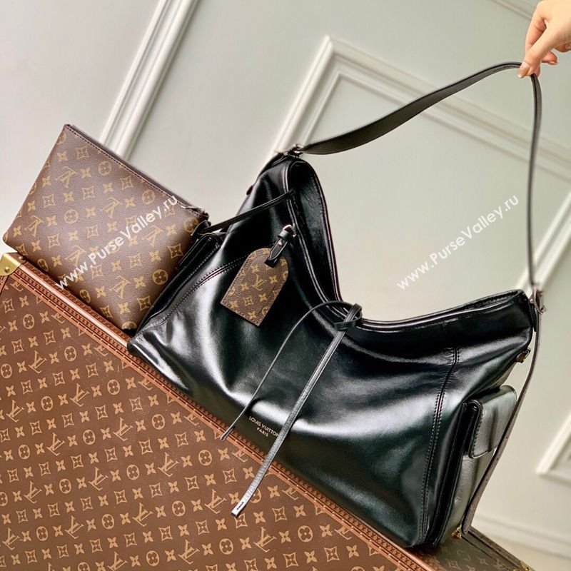 Louis Vuitton Carry All Travel Bag in Black Calf leather M15175 2025 (KI-251009020)