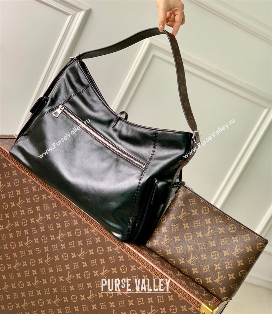 Louis Vuitton Carry All Travel Bag in Black Calf leather M15175 2025 (KI-251009020)