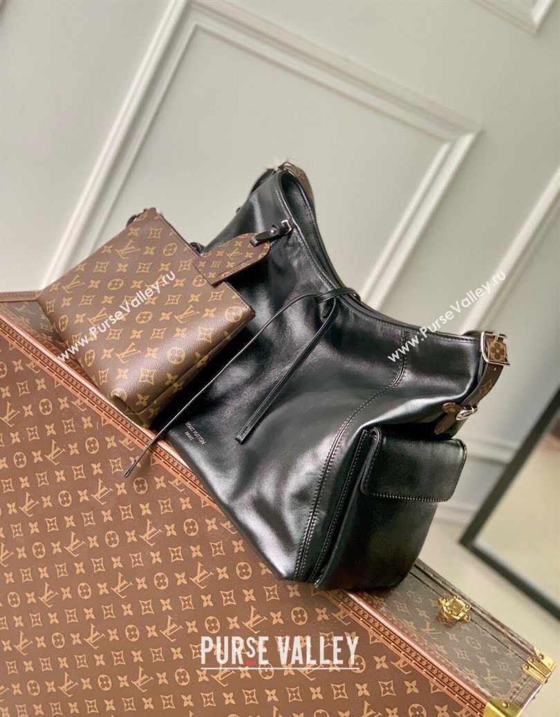 Louis Vuitton Carry All Travel Bag in Black Calf leather M15175 2025 (KI-251009020)