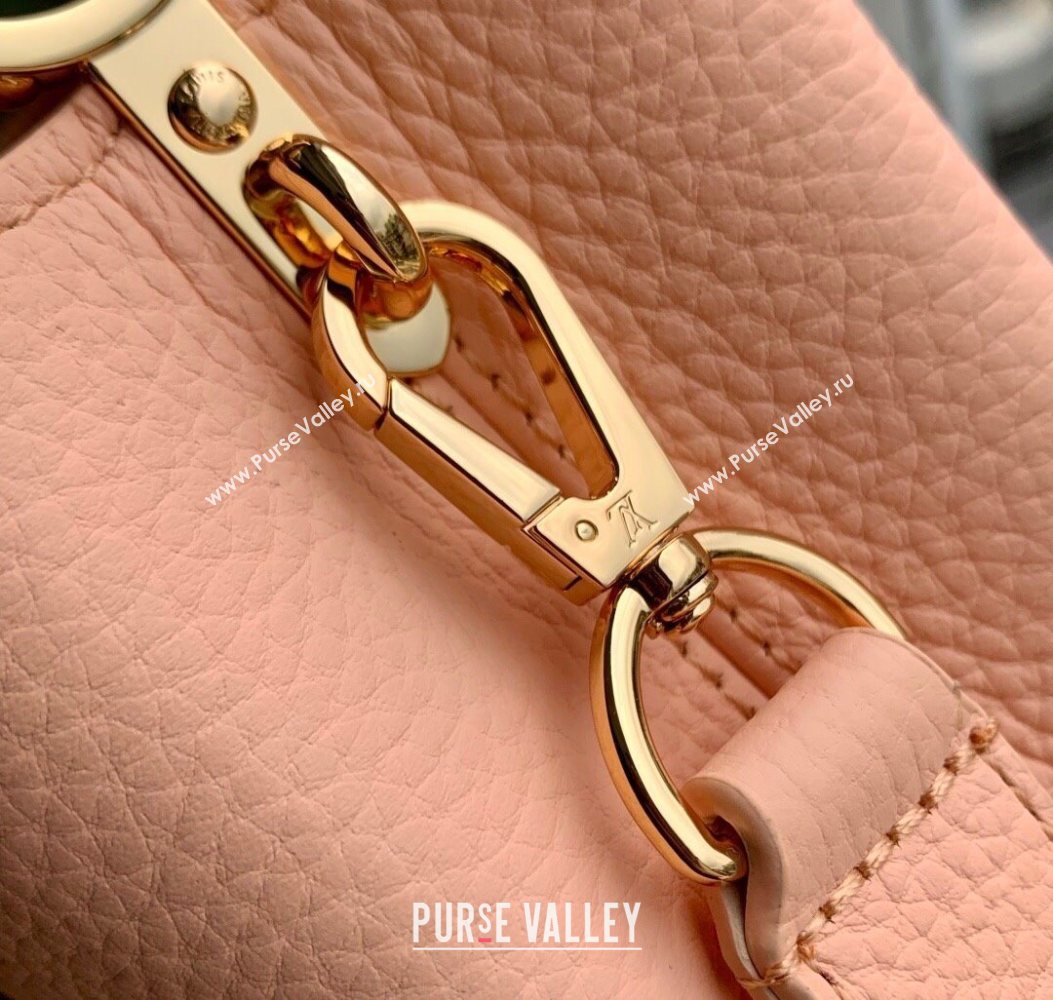 Louis Vuitton Capucines IVY Mini Bag in Grained Leather M14976 Pink 2025 (KI-251009054)