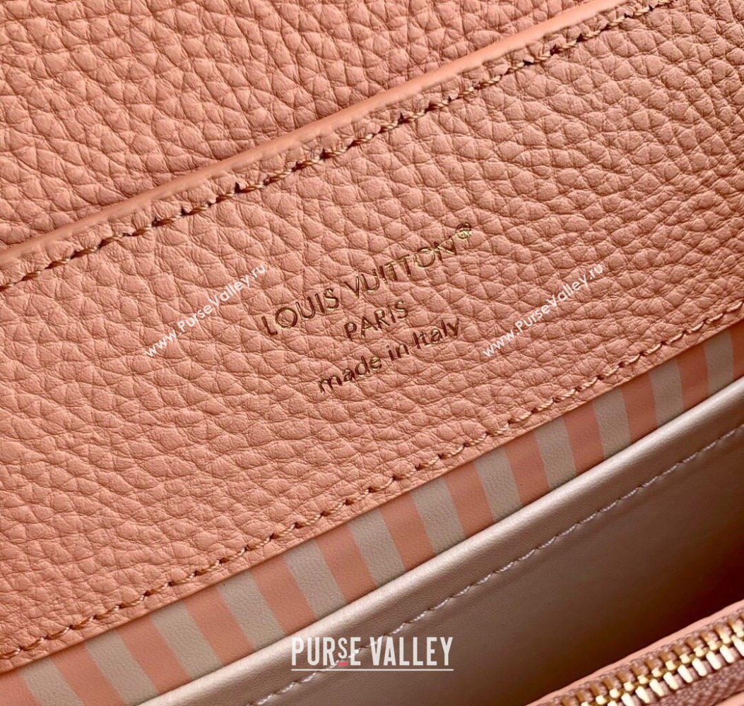 Louis Vuitton Capucines IVY PM Bag in Grained Leather M14976 Pink 2025 (KI-251009055)