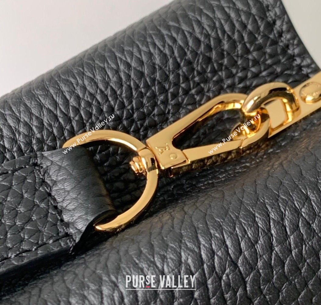 Louis Vuitton Capucines IVY Mini Bag in Grained Leather M14976 Black 2025 (KI-251009056)